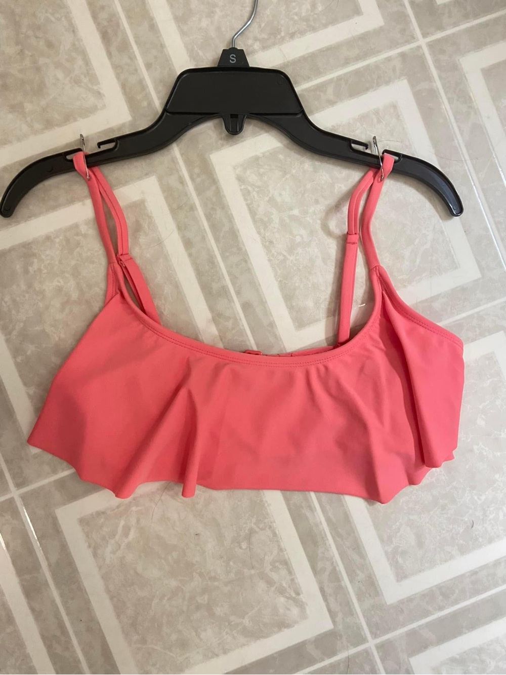 Old Navy Coral Pink Swim Bikini Top